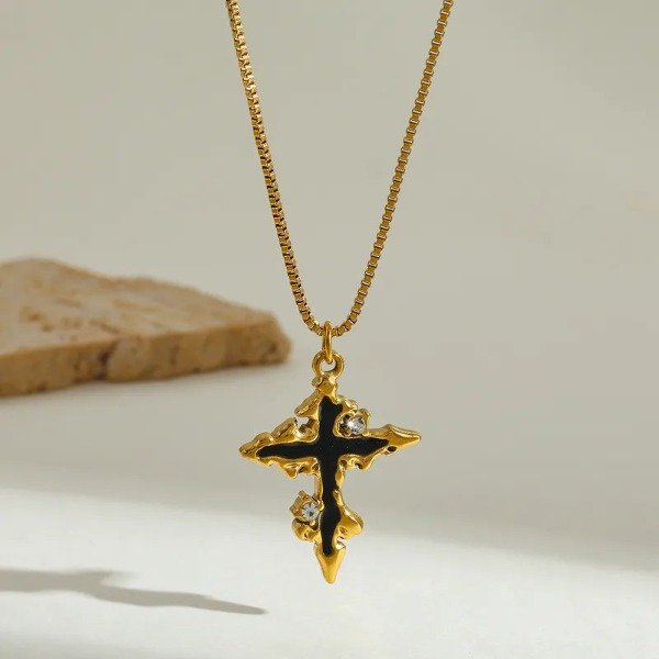 Producto - Collar retro black