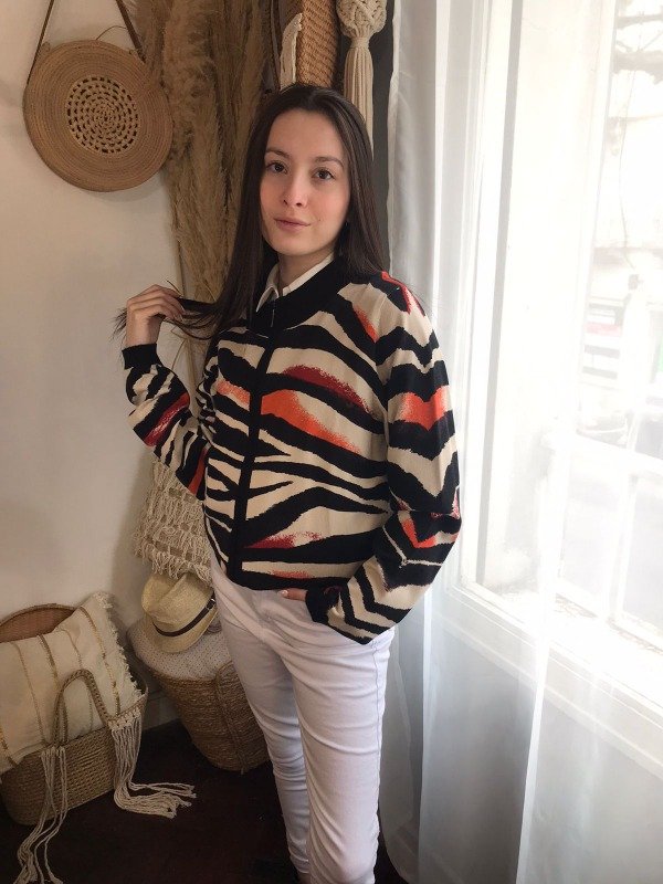Campera de color attitude