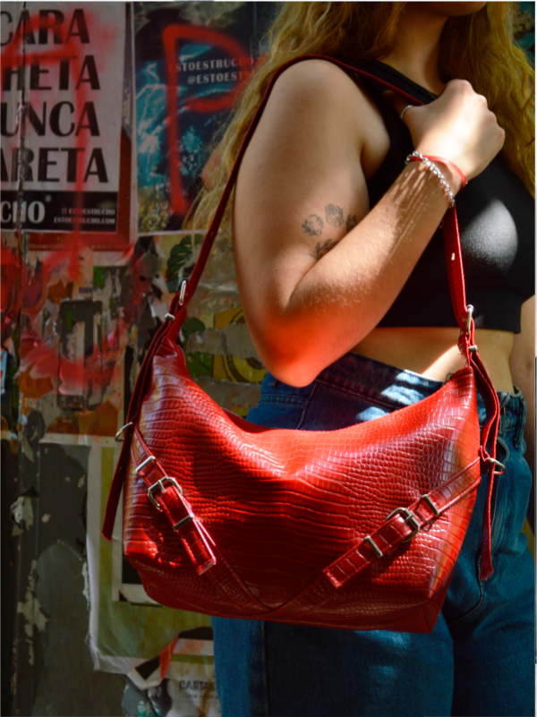 Producto - BAG BELT - CROCO ROJO