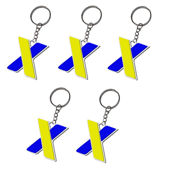 Producto - Llavero Souvenir 3d X 5u Boca Juniors Jgo 5