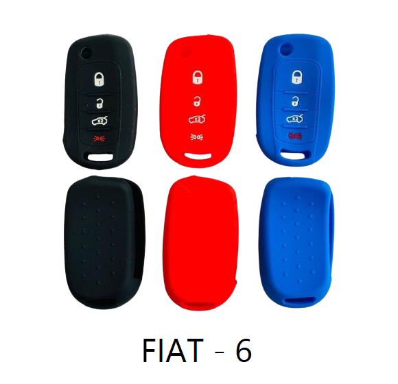 Producto - FUNDA DE SILICONA CUBRE LLAVE FIAT 6
