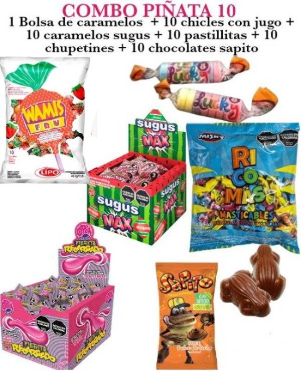 Producto - Combo piñata 10