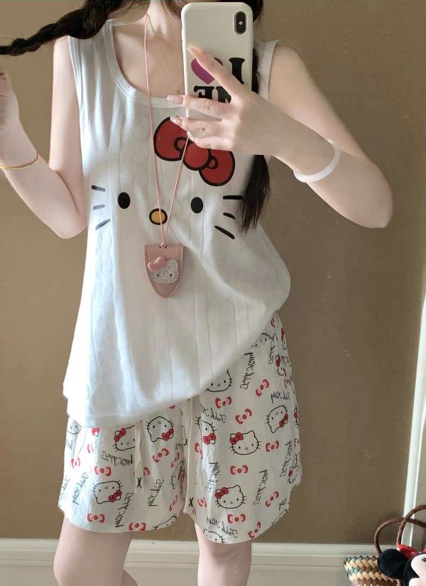 Producto - pijama de kitty 2 piezas - 0