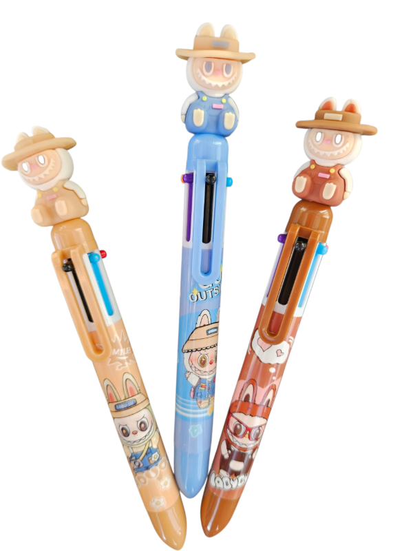 Producto - Lapicera 6 colores Labubu Sombrerito
