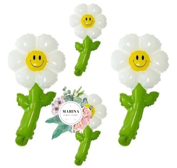 Producto - Globo Margarita con hojas 16"