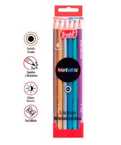 Producto - Lapiz Metalico Trabi x 6 unidades