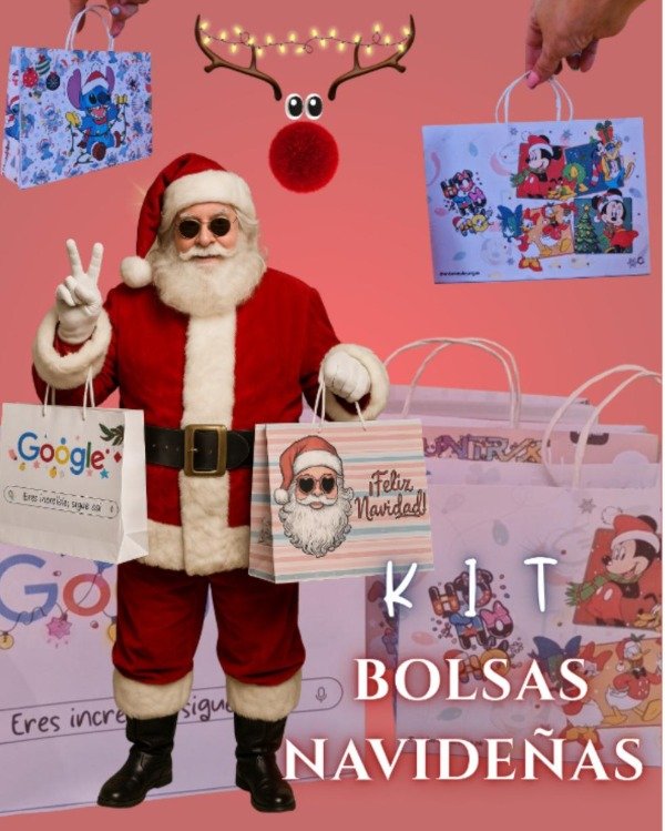 Producto - KIT BOLSAS NAVIDEÑAS