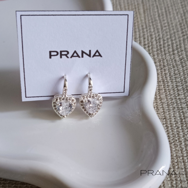 Producto - Aros Corazón Cristal