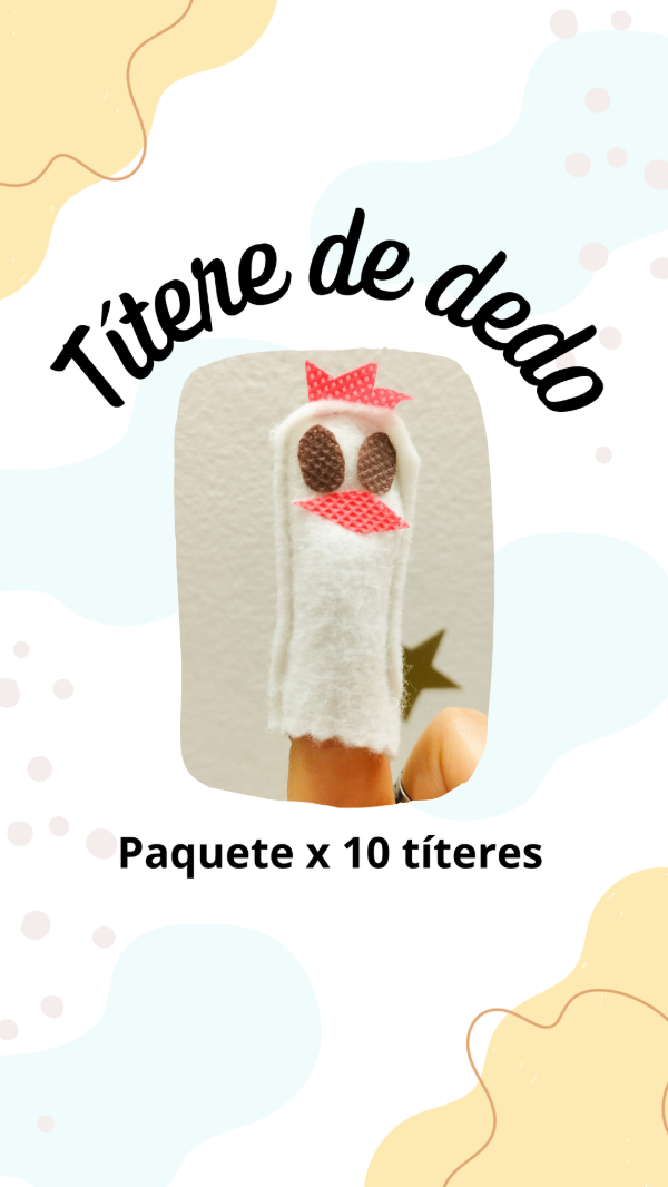 Producto - Titere de dedo x10 Un. Gallinita