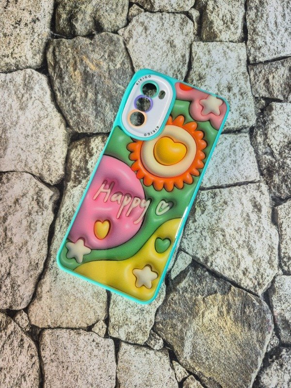 Producto - Funda alto impacto diseño Moto G52/G82 Happy