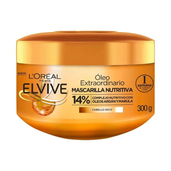 Producto - Mascarilla Elvive Oleo Extraordinario Nutrición Universal x 300g