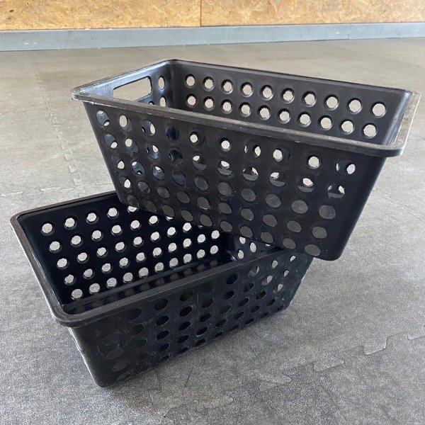 Producto - Canasto Mediano Negro 28x18x12
