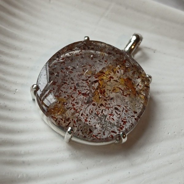 Producto - Dije Plata 925 Super 7 - Super Seven cabujon