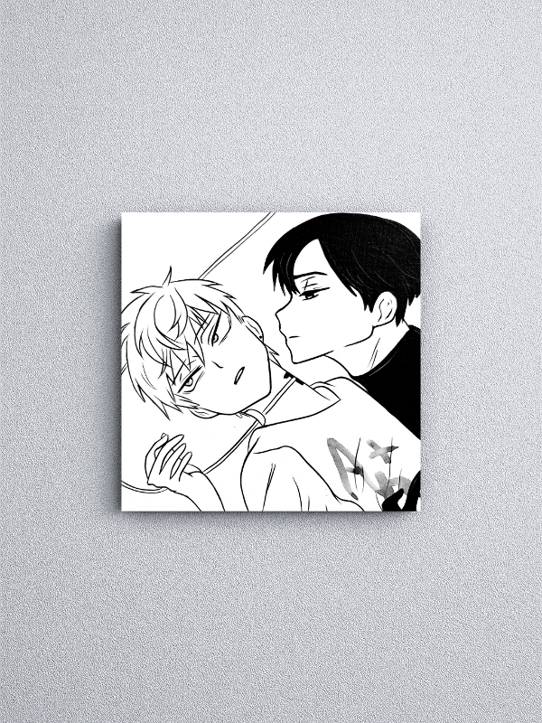 Producto - Cuadro Ivan y Till -Alien stage- (12x12cm)