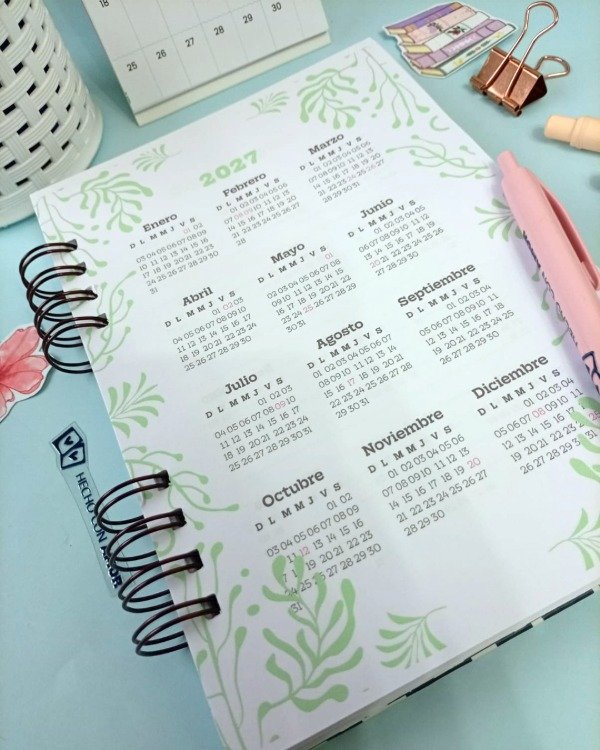 Producto - Agenda semanal Vertical Escencial - 1