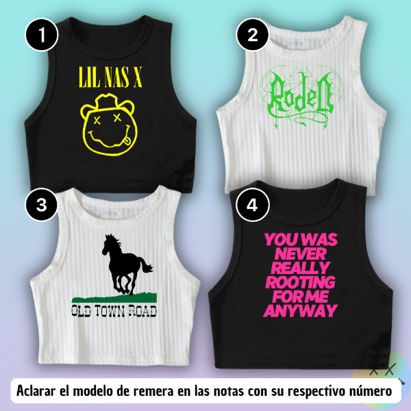 Producto - Musculosas Lil Nas X #1