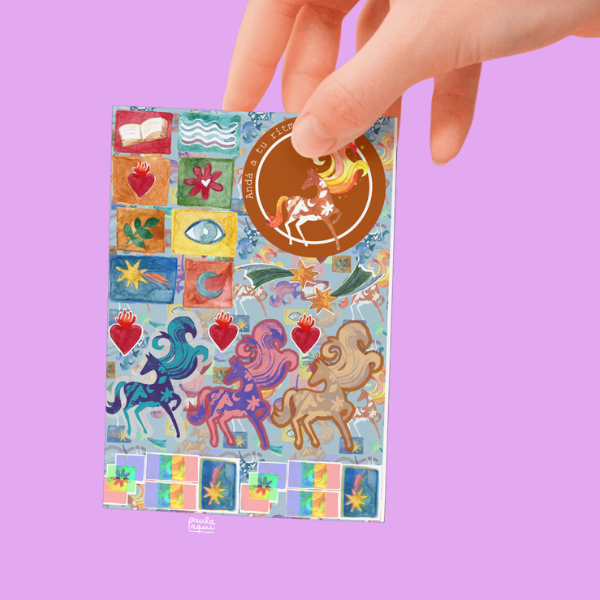 Producto - Stickers Caballo de fuego