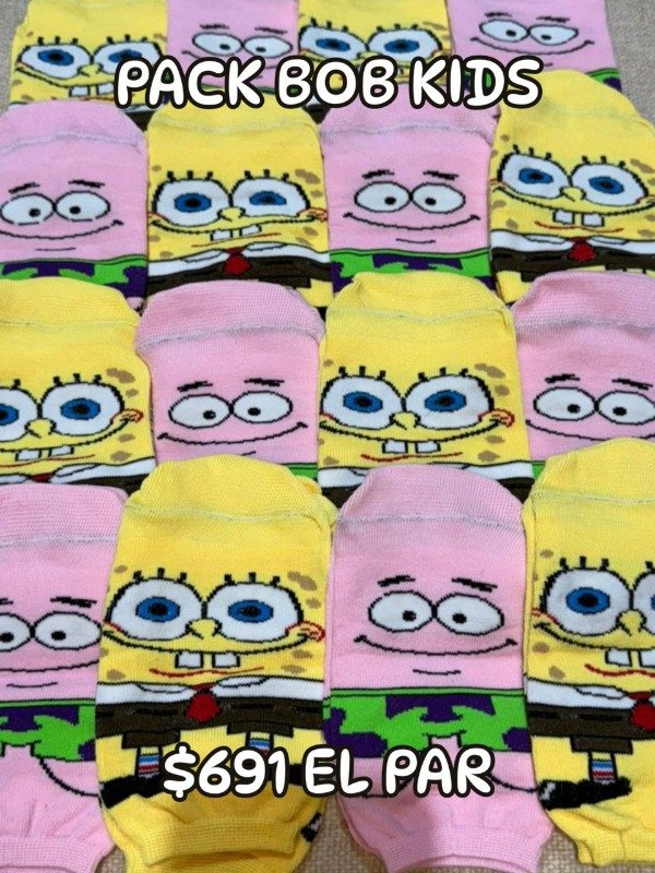 Producto - Pack Bob Soquetes Kids