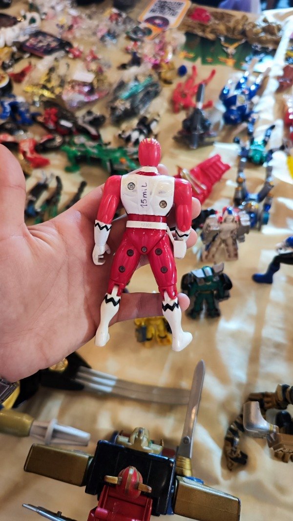 Producto - Red Blasting Power Rangers Lost Galaxy 1998 14cm - 1