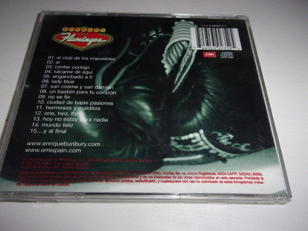 Producto - CD ENRIQUE BUNBURY FLAMINGOS ARG HEROS DEL SILENCIO 44A - 1