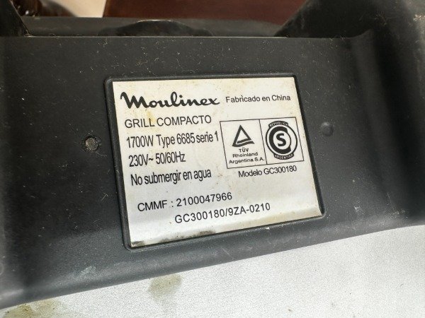 Producto - PARRILLA ELECTRICA MOULINEX #13009 - 3