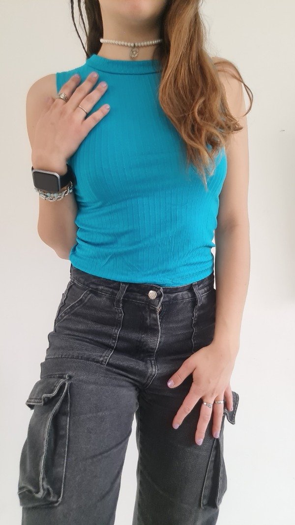 Producto - Top Turquesa