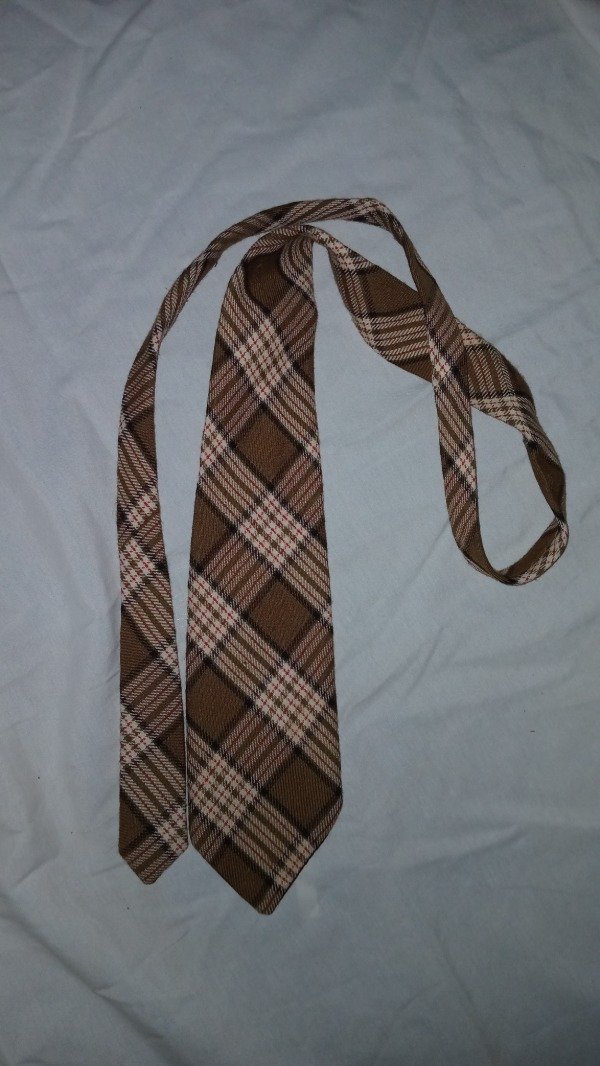Producto - Vintage tartan Burberry style tie. - 1