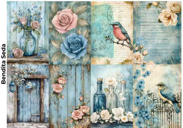 Producto - Bendita Seda 020 Shabby Chic 2 (Decoupage)