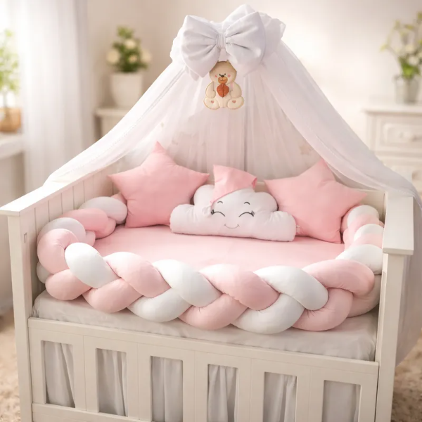 Producto - Set de Chichoneras para Cuna Emma