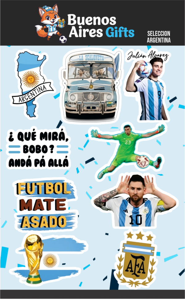 Producto - PLANCHA STICKER SELECCION ARGENTINA