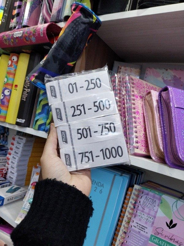 Producto - Talonario de Rifa 1 al 1000