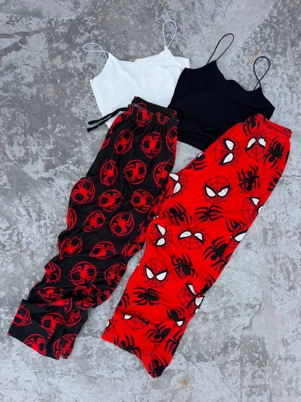 Producto - Pantalon Pijama Spiderman rojo de verano - 1