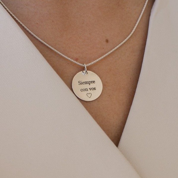 Producto - Medalla Personalizada Plata 925 - 1