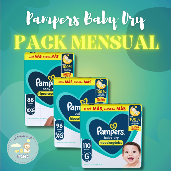 Producto - Pampers Baby Dry Mes de Consumo