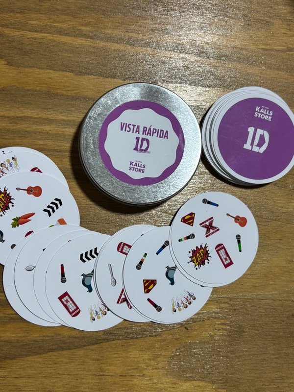 Producto - Juego de cartas vista rápida 1D version