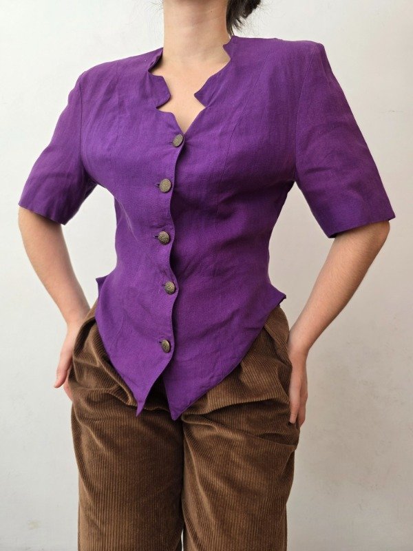 Saco violeta silueta — imagen 3