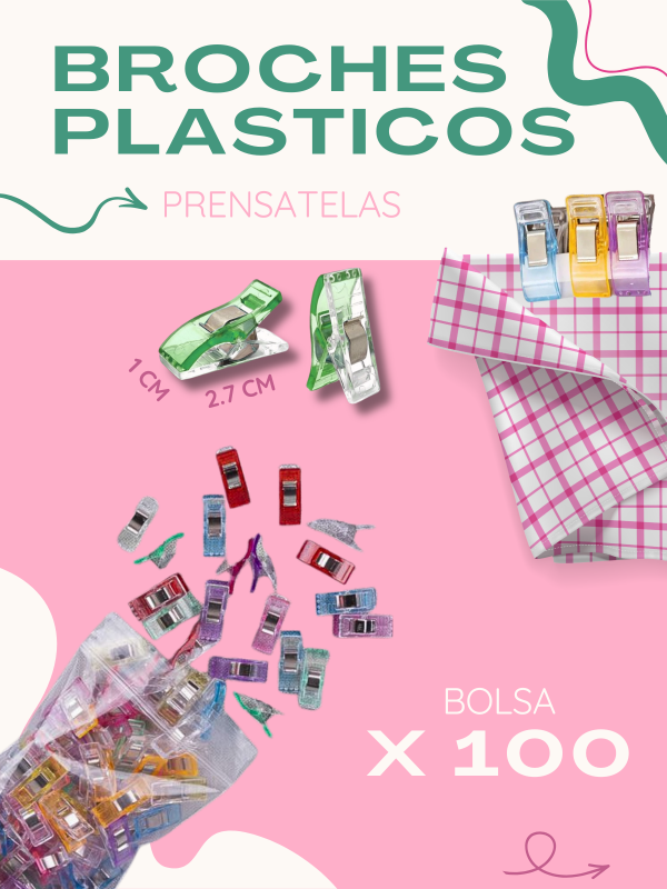 Producto - BROCHE PRENSATELA X 100