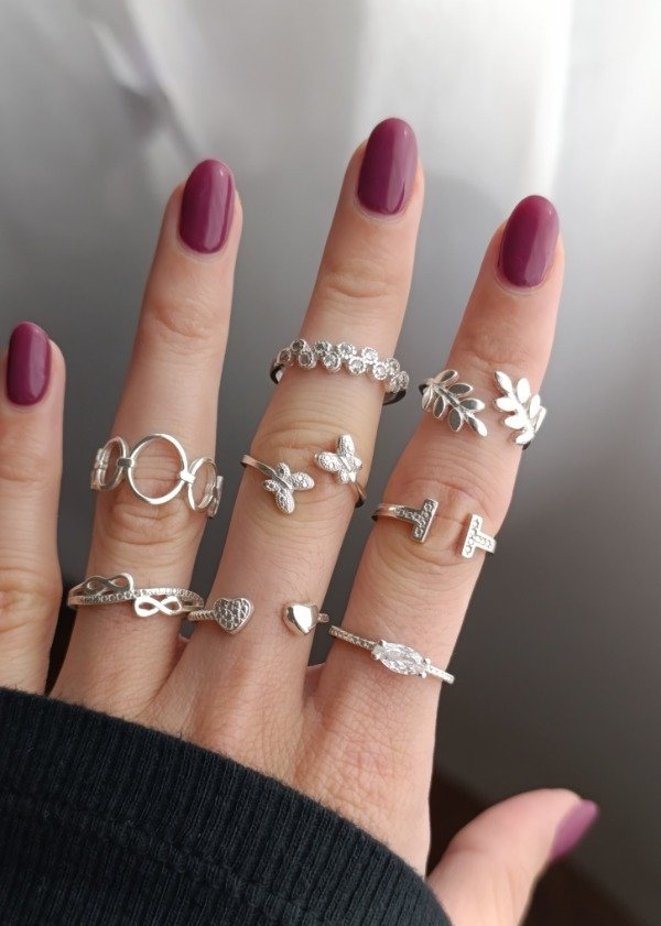 Producto - Anillo círculos de plata 925 - 1