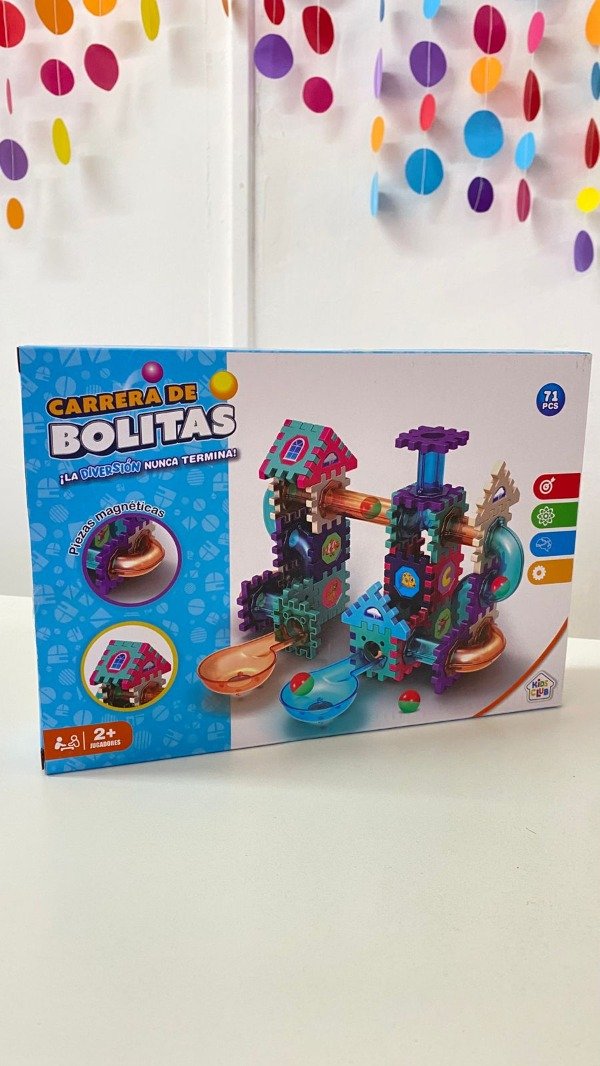 Producto - Carrera de bolitas- 71 piezas magnéticas- Wi