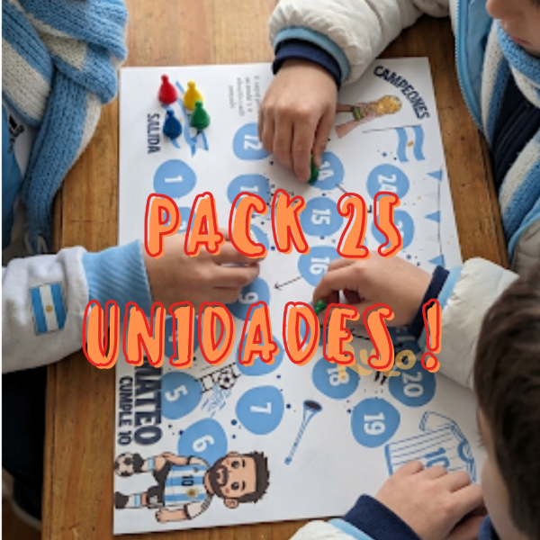 Producto - Pack x25 Souvenirs: Juego de la Oca Edición Selección Argentina