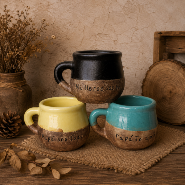 Producto - TAZÓN GIO RUSTICO "te amo pa" x6 - 7
