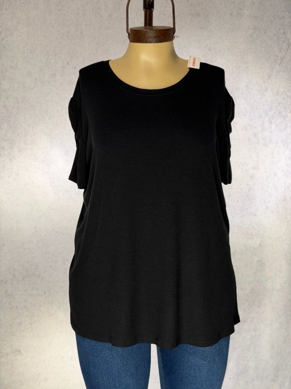Producto - REMERA MANGA PRINCESA NEGRA MORLEY TALLE GRANDE