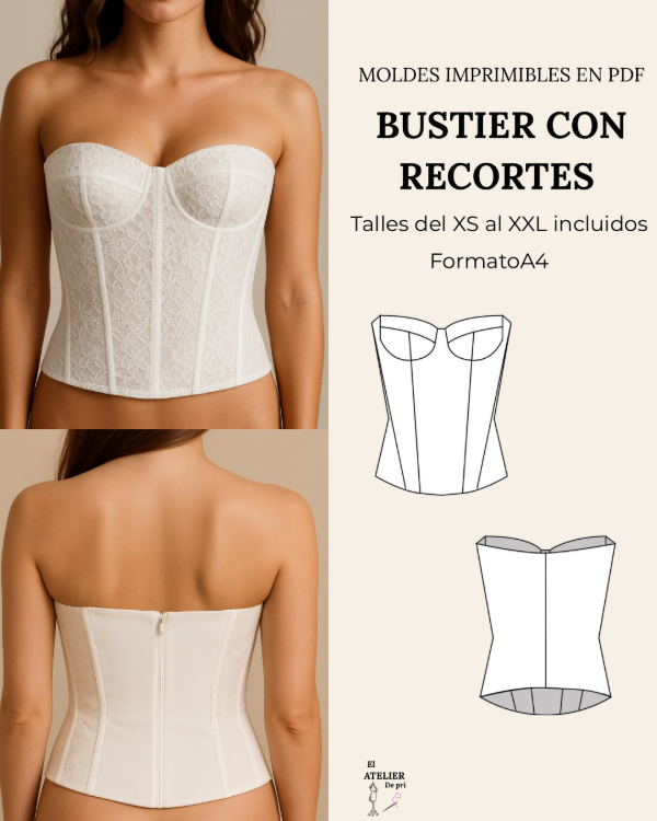 Producto - Bustier Con recorte vertical