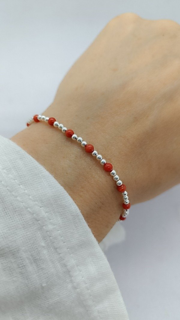 Producto - Pulsera Coral Rojo