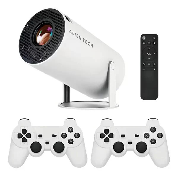 Producto - Proyector Alien Tech X10MAX 4K LED WiFi Android 120" Gamer con Joystick