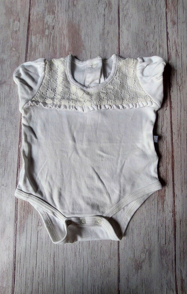 Producto - BODIE BLANCO CHEEKY 1 A 3 MESES