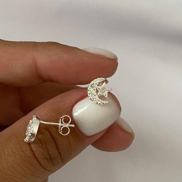 Producto - Aros luna/estrella