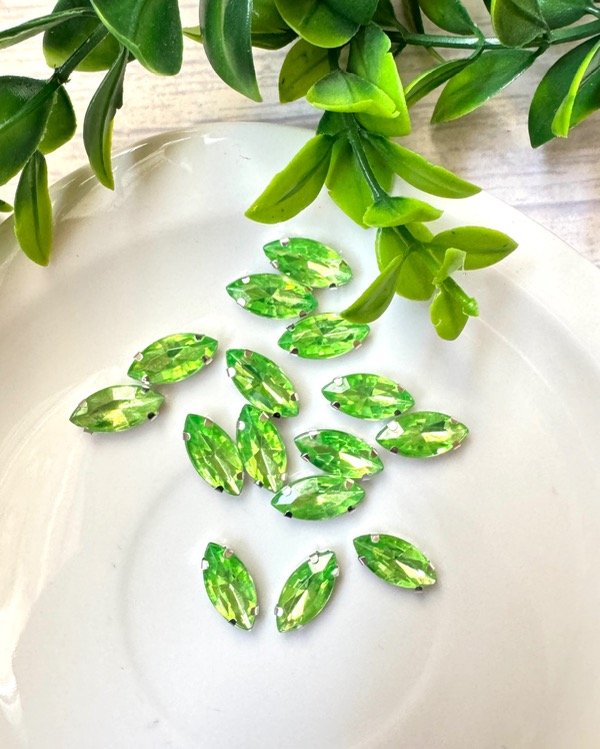 Producto - 7x15 VERDE LIMA CHAPA PLATEADA