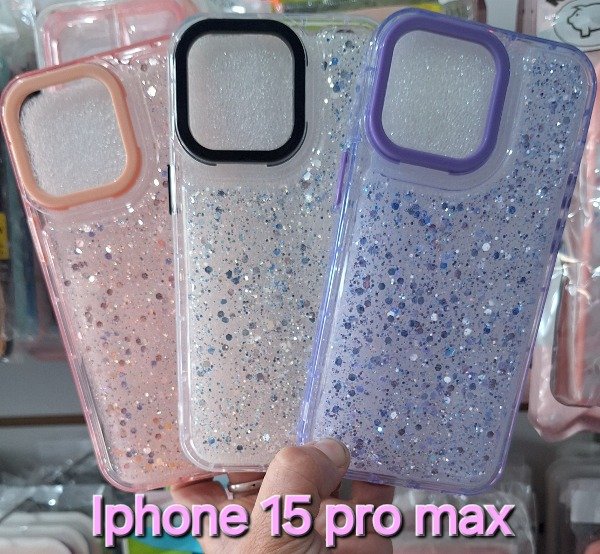 Producto - Fundas brillo reforzadas. IPhone 15 pro max