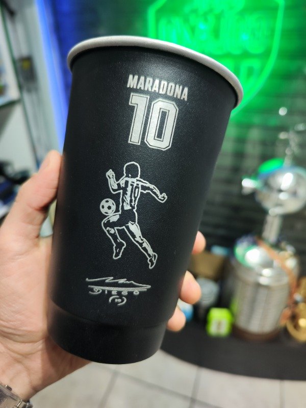 Producto - Vaso Maradona Fernetero Aluminio 1Lts
